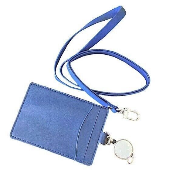 Wallet And ID Lanyard Self Ratcheting New - Picture 2 of 2